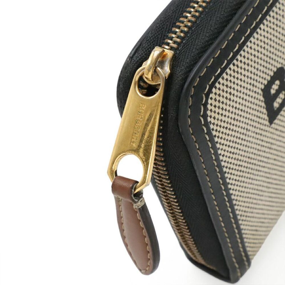 Burberry Elmore Canvas Leather Zip Wallet - Picture 4 of 9